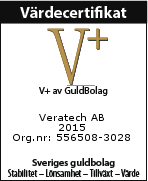 Värdecertifikat V+ av Guldbolag